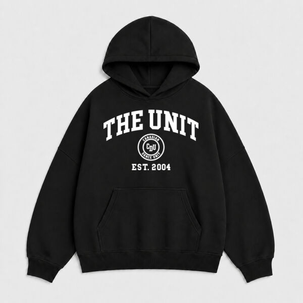 Oversized hoodie black Thumbnail