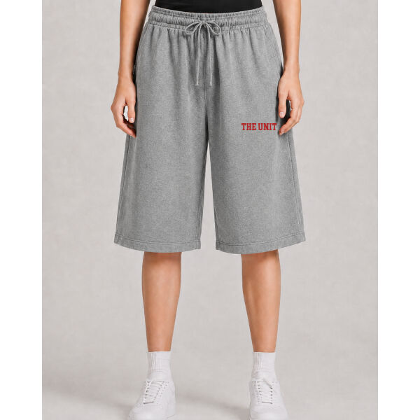 Wide leg shorts grey Thumbnail